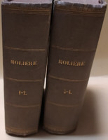 It belonged to Mária Mezey!!!!1846 Leipzig ouvres de moliere i-iv in two volumes