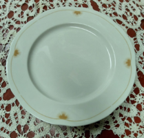 Jelzett Zsolnay porcelán lapos tányér , limitált kiadású Gyermelyi mintával díszített