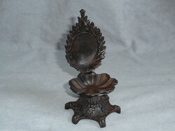 Antique cast iron pocket watch holder, antique clock stand, mid 19th century, beautiful fine casting