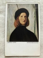 Antik, régi képeslap -  Postatiszta                              -6.