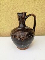Ceramic folk water jug 19s