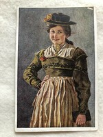 Antik, régi képeslap - Postatiszta                         -6.