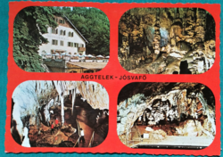 Aggtelek - fortune teller, postmarked postcard, 1976