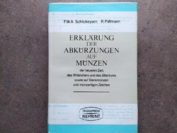 Erklarung der Abkürzungen alt Münzen (A régi érmék rövidítéseinek magyarázata) (id62569)