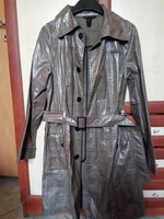 Mango checkered women's raincoat