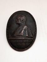 Régi Dr. Prohászka Ottokár bronz plakett
