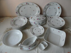 Hüttl tivadar porcelain tableware (25 pieces)
