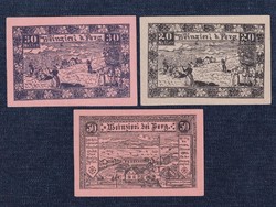 Austria 3-piece emergency money set 1921 (id77693)