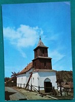 Hollókő, Szent Márton-templom, postatiszta képeslap, 1979