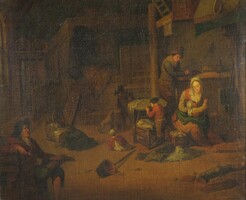 Holland festő XVIII. sz. (?) : Családi jelenet