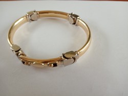 Gold men's baraka bracelet mfj., 14K for 21.5-22.5 cm wrist