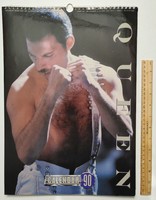Queen - 1990-es hivatalosan engedélyezett falinaptár - Officially Licensed Calendar