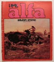 IPM Junior  ALFA magazin 1982 április - képregény - RETRÓ - KORAI!
