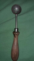 Antique wooden fruit seed cutting kitchen tool 17 cm according to the pictures
