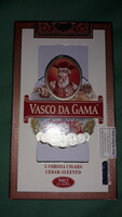 Retro vasco de gamma sumatra - brasil paper cardboard cigar box 17 x 10 cm according to the pictures