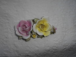 Capodimonte porcelain roses