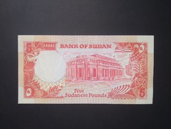 Szudán 5 Pounds 1991 Unc