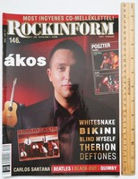Rockinform magazin 07/2 Kovács Ákos Slash Pokolgép Kalapács Bikini Rammstein Deftones Quimby