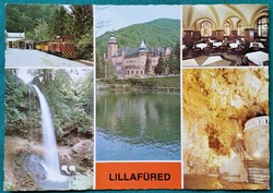 Lillafüred, details, postal clean postcard, 1983
