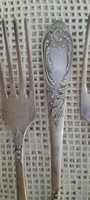 6-6 silver-plated spoons and forks