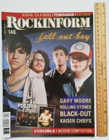 Rockinform magazin 07/4 Fall Out Boy Police Hooligans Kispál Mastodon Pendragon Gary Moore Pain Salv