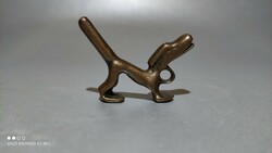 Now it's worth the price!!! A copper dachshund dog demolition pendant or key ring is a good successful gift