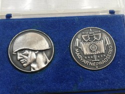 Hungarian People's Army - metal commemorative medal - 2 pcs