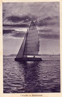 Ba - 015 Balaton sheets sailing on the Balaton (karinger photo) 1936