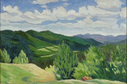 Hungarian painter (?) XX. Century: sloping hills