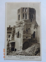 Old postcard: Szeged, the minaret found in the tower of the church of St. Demeter in the 16th century. From the century