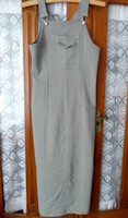 Women's one-piece dress, gray (apron dress)