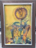László Zombori (1937-): sunflowers, picture gallery
