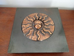 Kopcsányi Ottó, jelzett, zsűrizett, bronz iparművészeti doboz