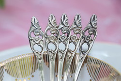 Swedish silver-plated mocha spoons