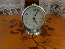 Slava 11-stone alarm clock, rattle clock, still works perfectly today.