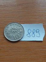 HUF 30 / Singapore 10 cents 1989 889.