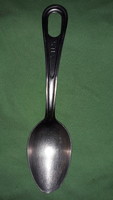Antique usa ww ii. Second World War military marked silco steel metal eating spoon 19 cm according to the pictures