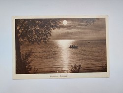 Régi képeslap 1935 Balaton ezüstút
