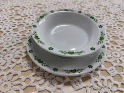 Alföldi, zöld, magyaros porcelán tálak