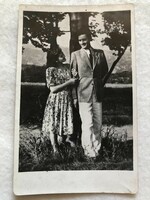 Antik, régi romantikus fotó képeslap                    -6.
