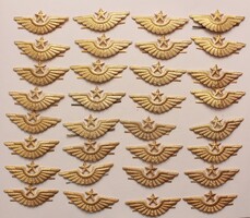 Soviet cap badge - aviation weapons lot 32 pcs (22)