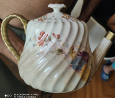 Porcelain faience teapot