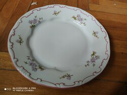 Rare purple-edged Zsolnay plates