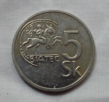 5 Korona Szlovákia , 1993