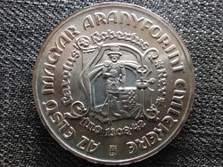 In memory of Róbert Károly's first Hungarian gold forint .640 Silver 200 forint 1978 bp bu (id44933)