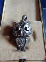 Owl metal pendant