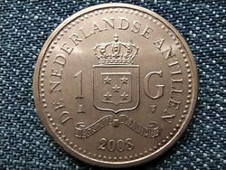 Netherlands Antilles Beatrix (1980-2013) 1 guilder 2008 (id47773)