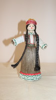 Antique Uzbek girl in a hat