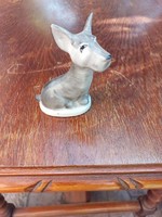 Drasche porcelain figure Scottish terrier hand painted - rarity