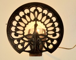 Vintage bronz  fali vagy asztali lámpa ALKUDHATÓ